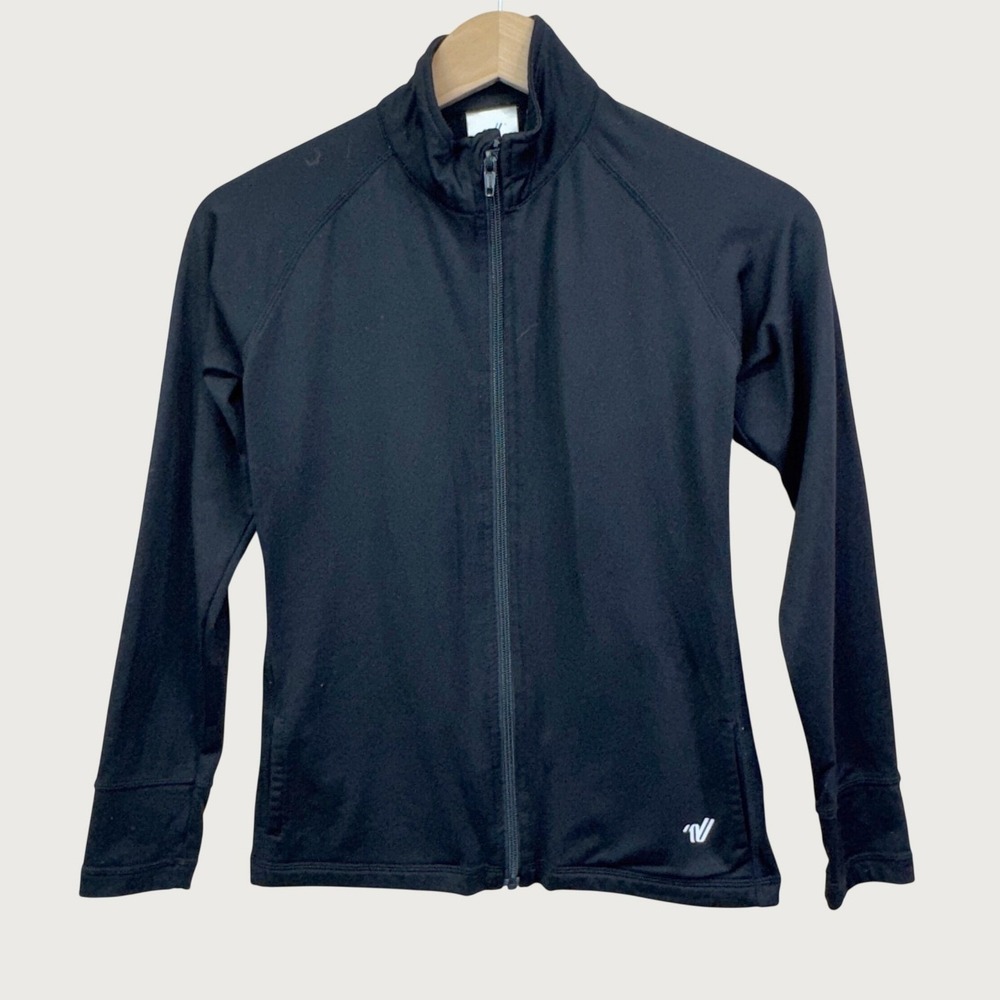 Varsity Spirit UCF Knights Jacket Small Black Sequin Cheer Core Sporty Full Zip